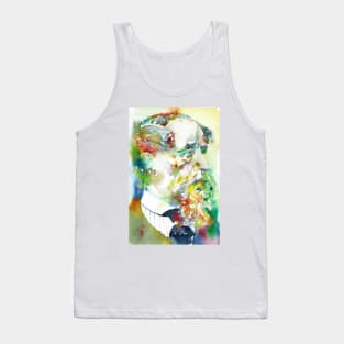 CHARLES DICKENS - watercolor portrait .2 Tank Top